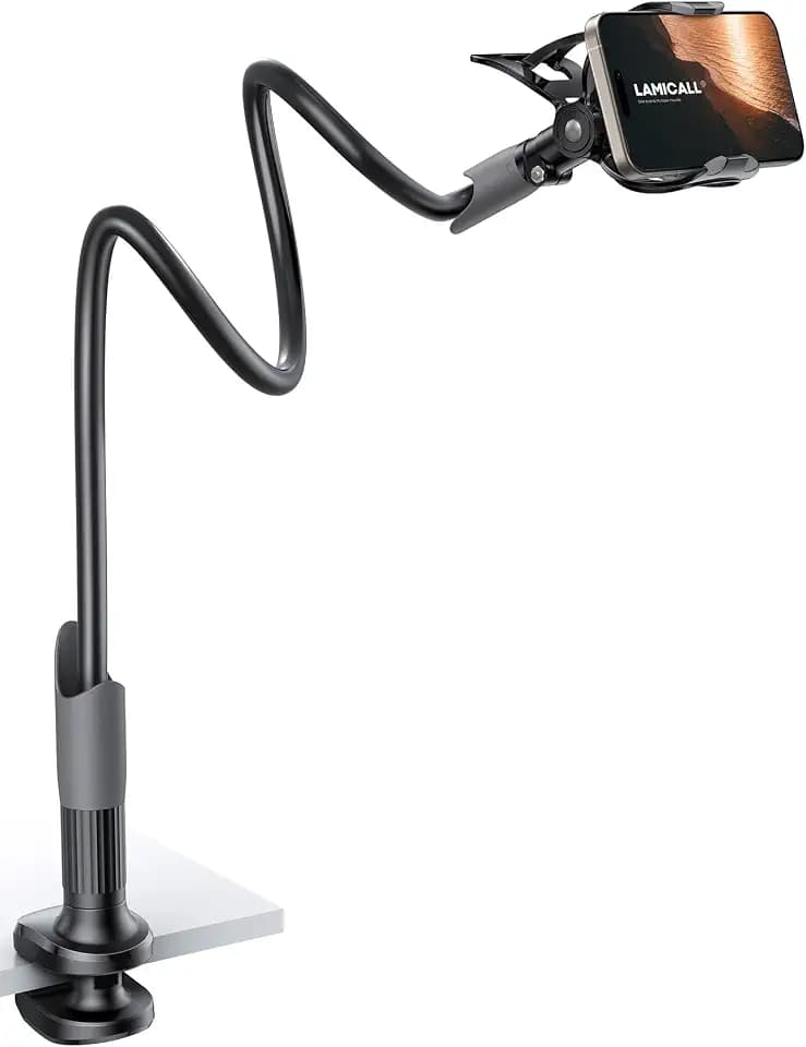 Lamicall Gooseneck Bed Phone Holder 33.4" Full Adjustable Flexible Arm