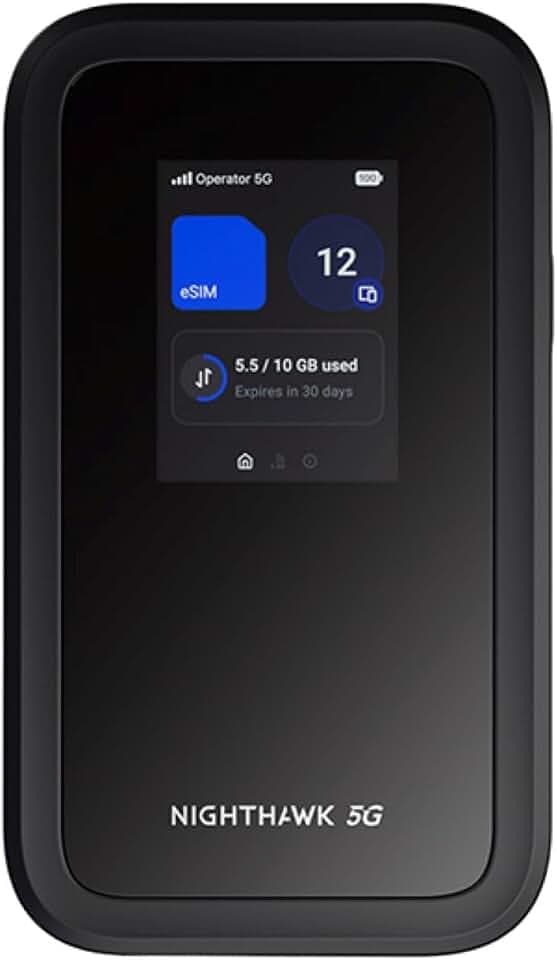 NETGEAR Nighthawk M7 Mobiler WLAN Router 5G mit eSIM, WiFi 7, 3,6 Gbit/s