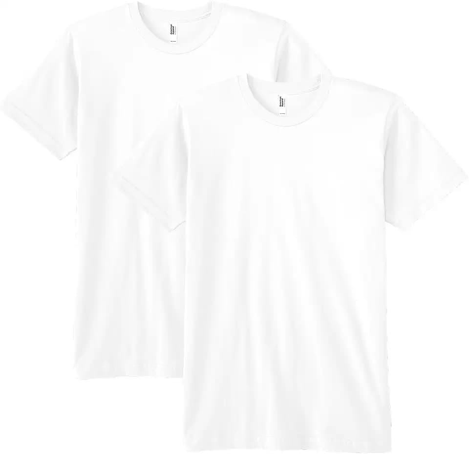 American Apparel Unisex Adult Fine Jersey T-Shirt, Style G2001, Multipack