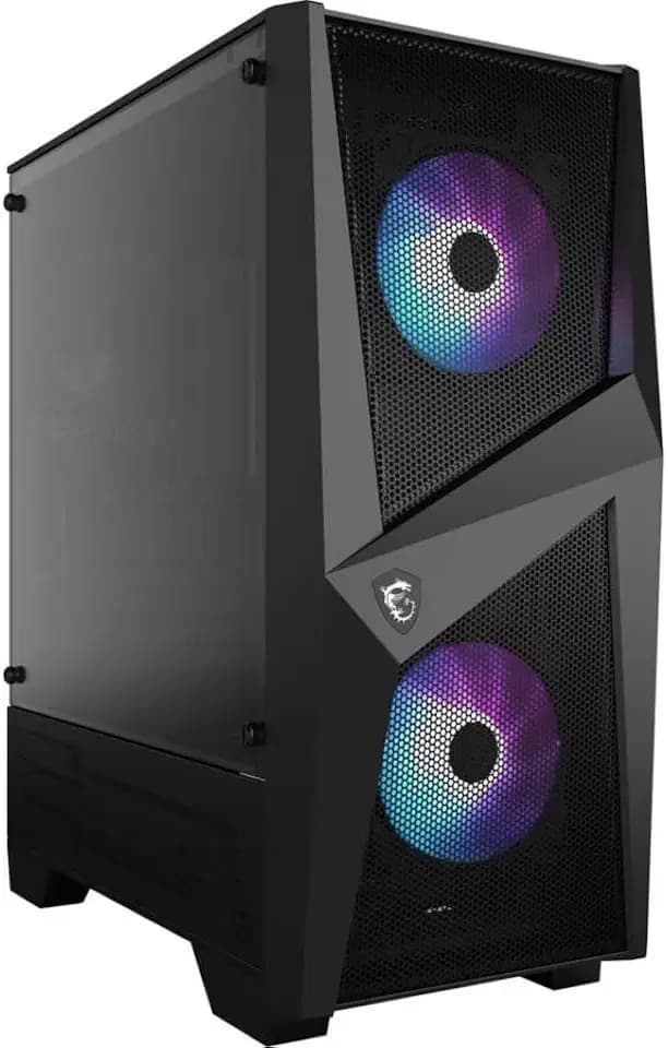 MSI Gehäuse ATX MID-TOWER MAG FORGE 100R, 7 Steckplätze HDD, 3 x 120 mm, ARGB FAN FRONT
