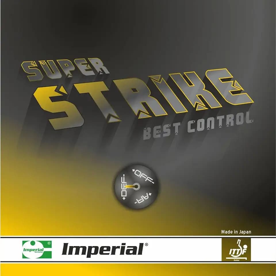 Imperial Super Strike | Japan Tischtennis Belag | Noppen innen | Defensiv | ITTF Zulassung