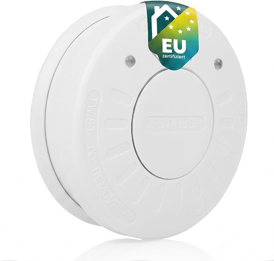 Smartwares Rauchmelder - 85 dB - Optischer Sensor - 10-Jahres-Batterie - Q-Label - 10.025.28
