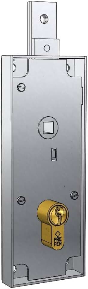 Schwingschloss/Garagenzylinder Europrofil Achsabstand 60 mm