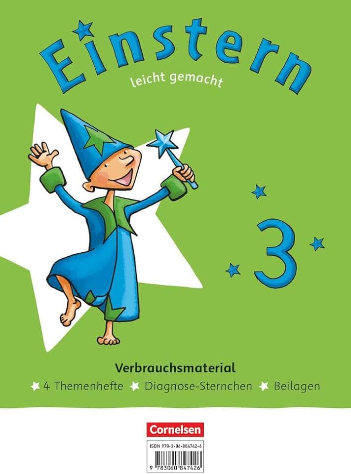 Einstern - Mathematik - Ausgabe 2021 - Band 3: Leicht gemacht - Themenhefte 1-4, Diagnoseheft und Kartonbeilagen im Paket - Verbrauchsmaterial, mit digitalen Medien (Einstern, Ausgabe 2021, Band 3)