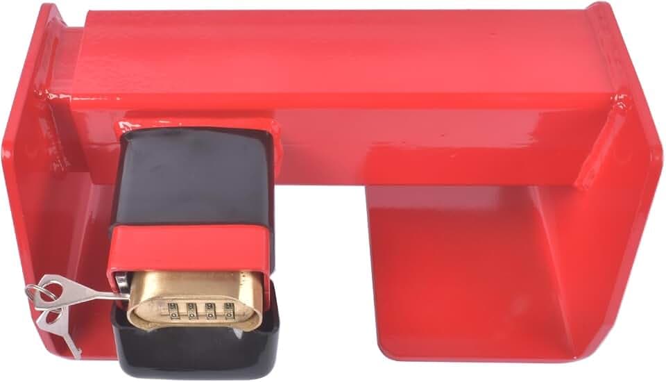Heavy Duty Cargo Door Lock for Semi Trucks & Containers - Combination Security Lock, Tamper-Resistant Design, Fits Vertical Bars 9-3/4”-16” Apart, Mustrod