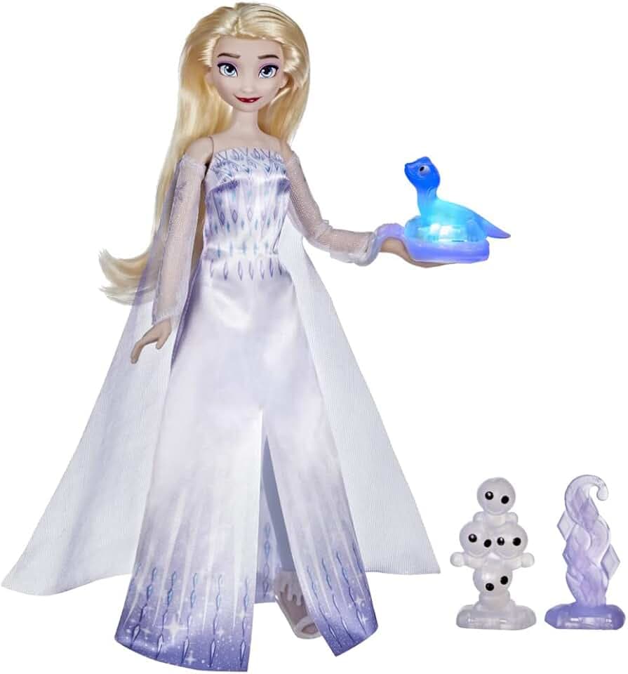 Disney Frozen Hasbro Gaming F2230675 F2230, Sprechender Freunde 2, ELSA Puppe mit Geräuschen und Sprüchen, Spielzeug für Kinder ab 3 Jahren, Multi