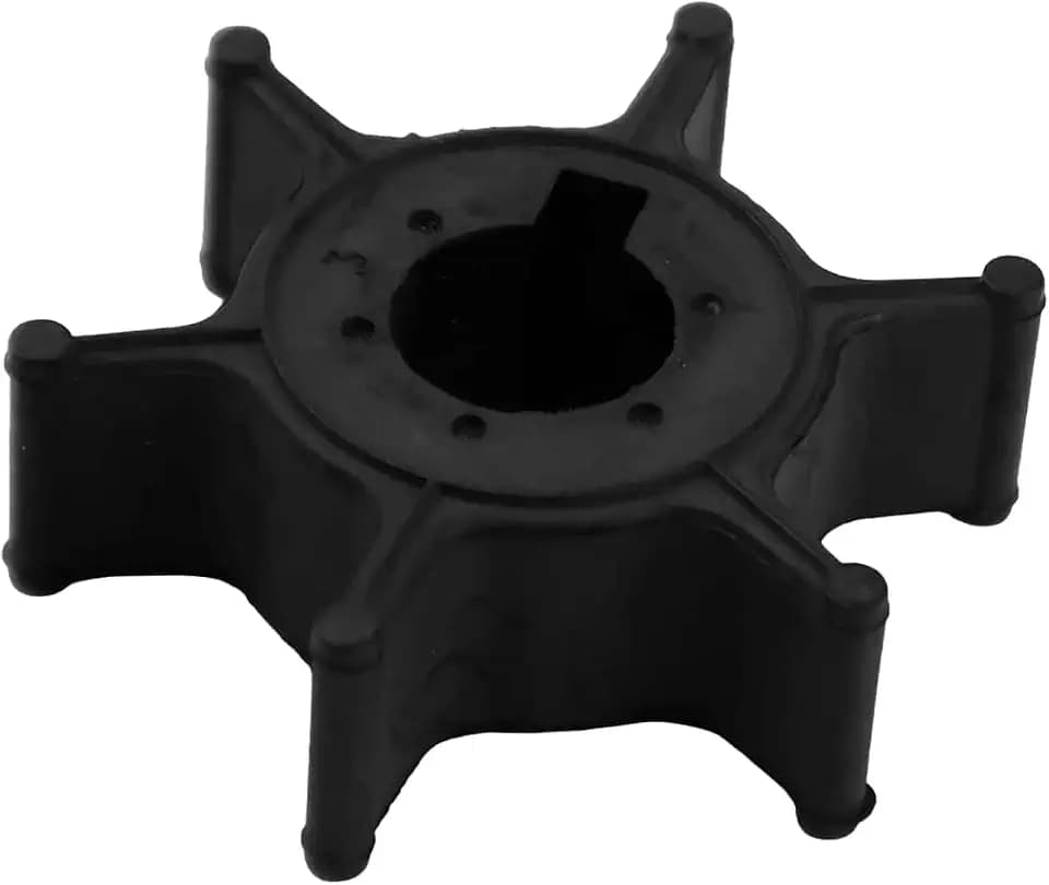 Water Pump Impeller 6E0-44352-00 6E0-44352-003 Compatible for Yamaha Outboard 4 5 6 HP F4 F6 Boat Motor Engine Parts Sierra 18-3073 6E0-44352-00-00 6EO-44352-00 47-96305M