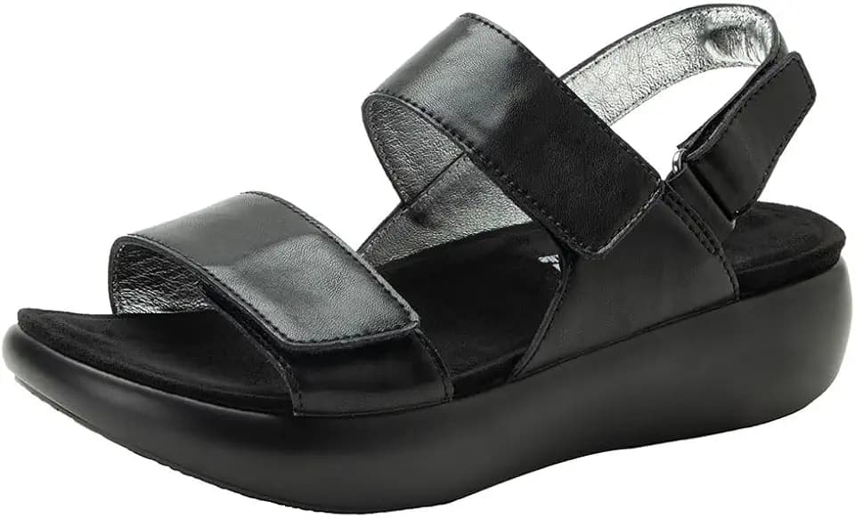 Alegria Womens Bailee Leather Sandal