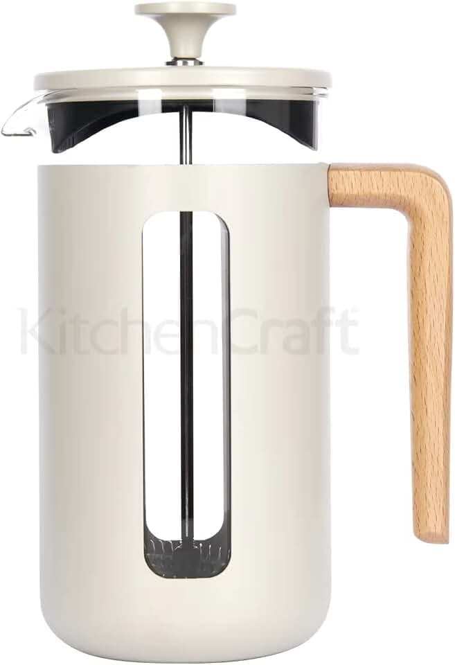 La Cafetière Pisa Kaffeebereiter aus Edelstahl, 8 Tassen, Latte, in Geschenkbox