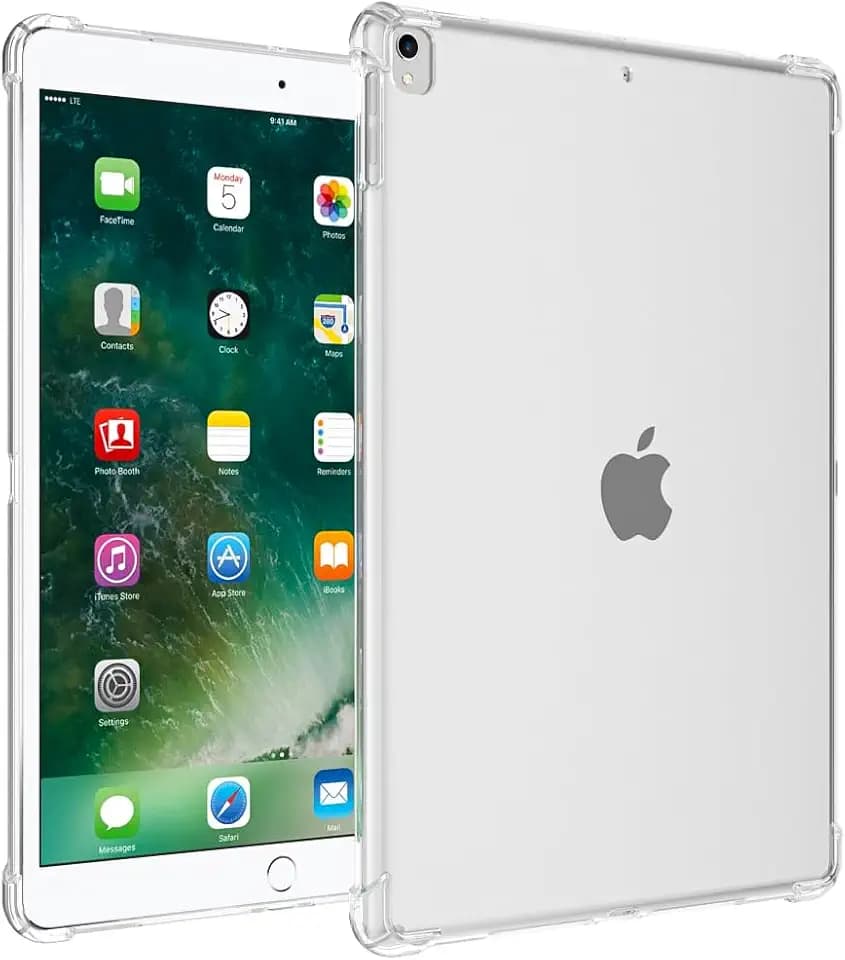 Callyue Case for 10.5" iPad Air 3rd Generation 2019 / iPad Pro 2017, Slim Light Soft TPU Side Corner Protective Cover for iPad Air 3 (3rd Gen), Clear