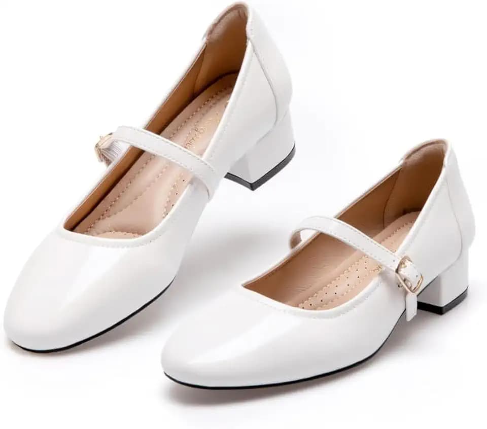 Mary Jane Shoes 2inch Womens Pumps Heels Dress Shoes