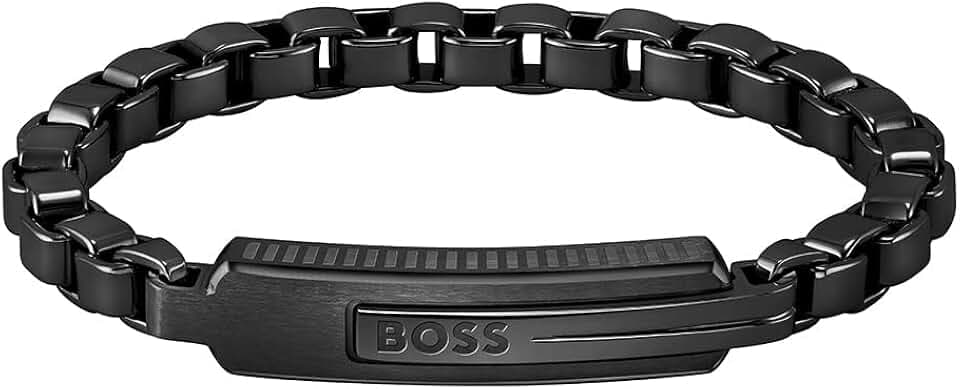 BOSS Jewelry Gliederarmband für Herren Kollektion ORLADO verfügbar aus Gelbgold, Silber oder Schwarz