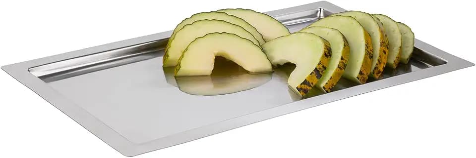 APS 11119 GN 1/1 Tablett -Frames-, Serviertablett 53 x 32,5 cm, H: 2 cm, Edelstahl 18/10