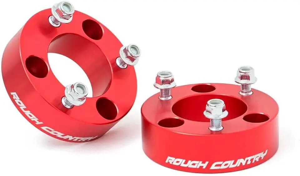 Rough Country 2.5" Leveling Kit for 05-24 Nissan Frontier| Anodized Red - 865RED