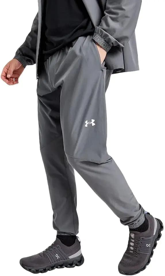 Under Armour Vanish Hybrid-Trainingshose für Herren – Castlerock Relaxed Fit, atmungsaktives 100% Polyestergewebe