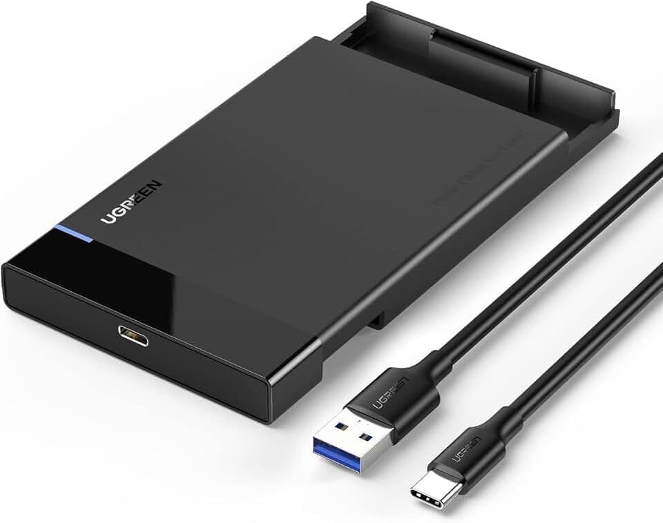 UGREEN Festplattengehäuse 2,5 Zoll 6Gbps Externes Gehäuse
