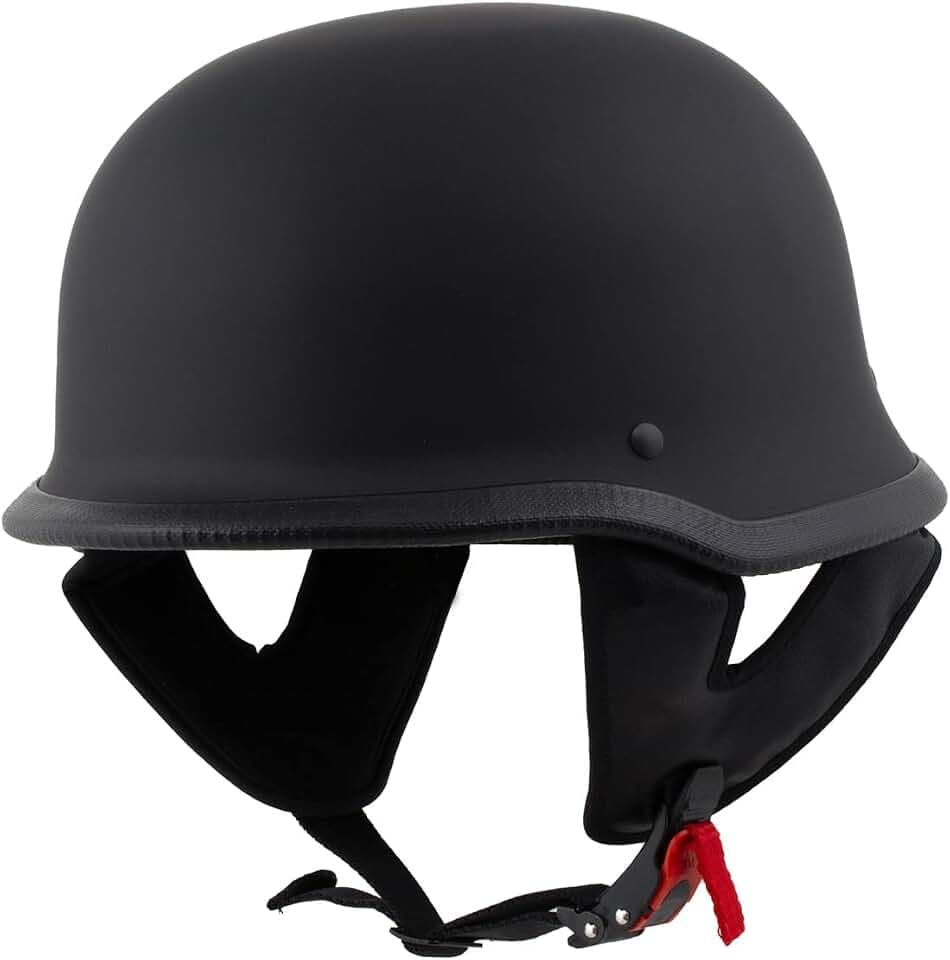 Milwaukee Helmets Advanced DOT Motorcycle Half Skull Helmets Bikers MPH97X MPHTX