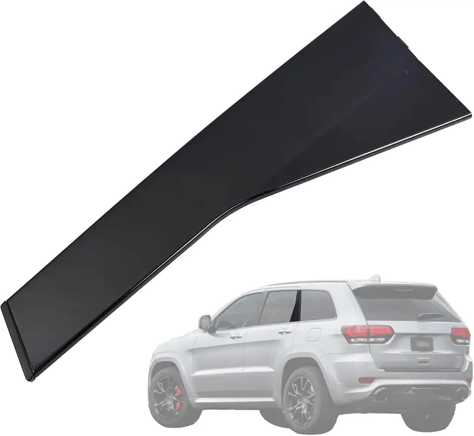 57010449AK Exterior Left Rear Door C Pillar Trim Fit for Grand Cherokee 2011-2021 Window C Pillar Cover Trim Applique 57010449 57010449AL