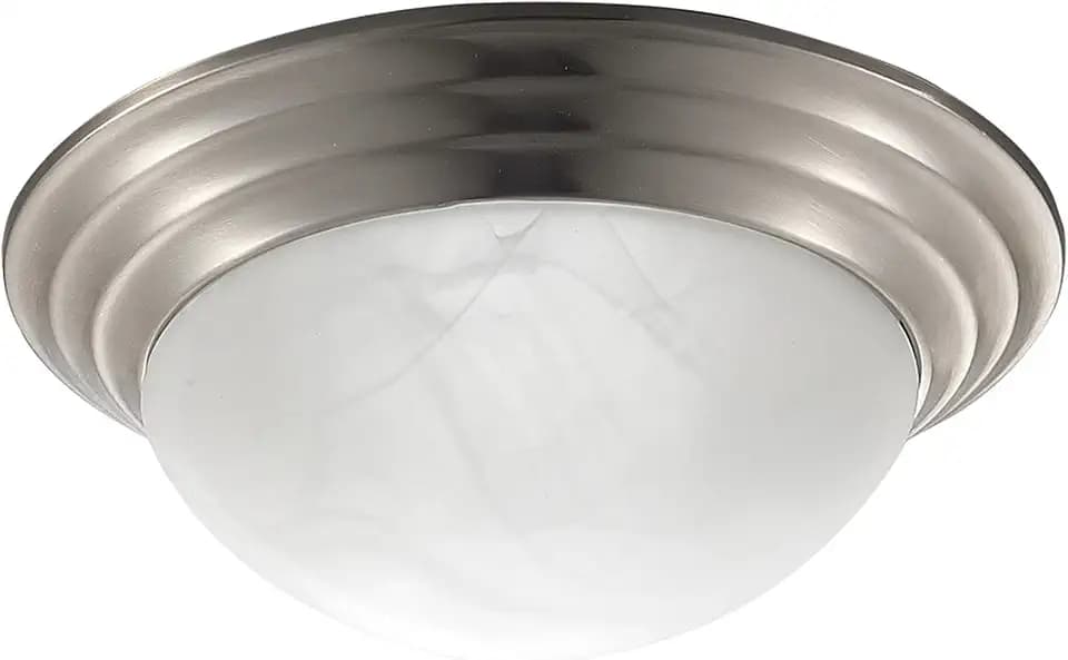 Miseno ML14281 2 Light 12" Wide Flush Mount Bowl Ceiling Fixture - Brushed Nickel