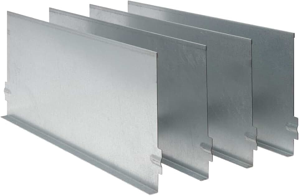 Model 9825T Adjustable Shelf Divider Set, 13.5in wide x 6in tall