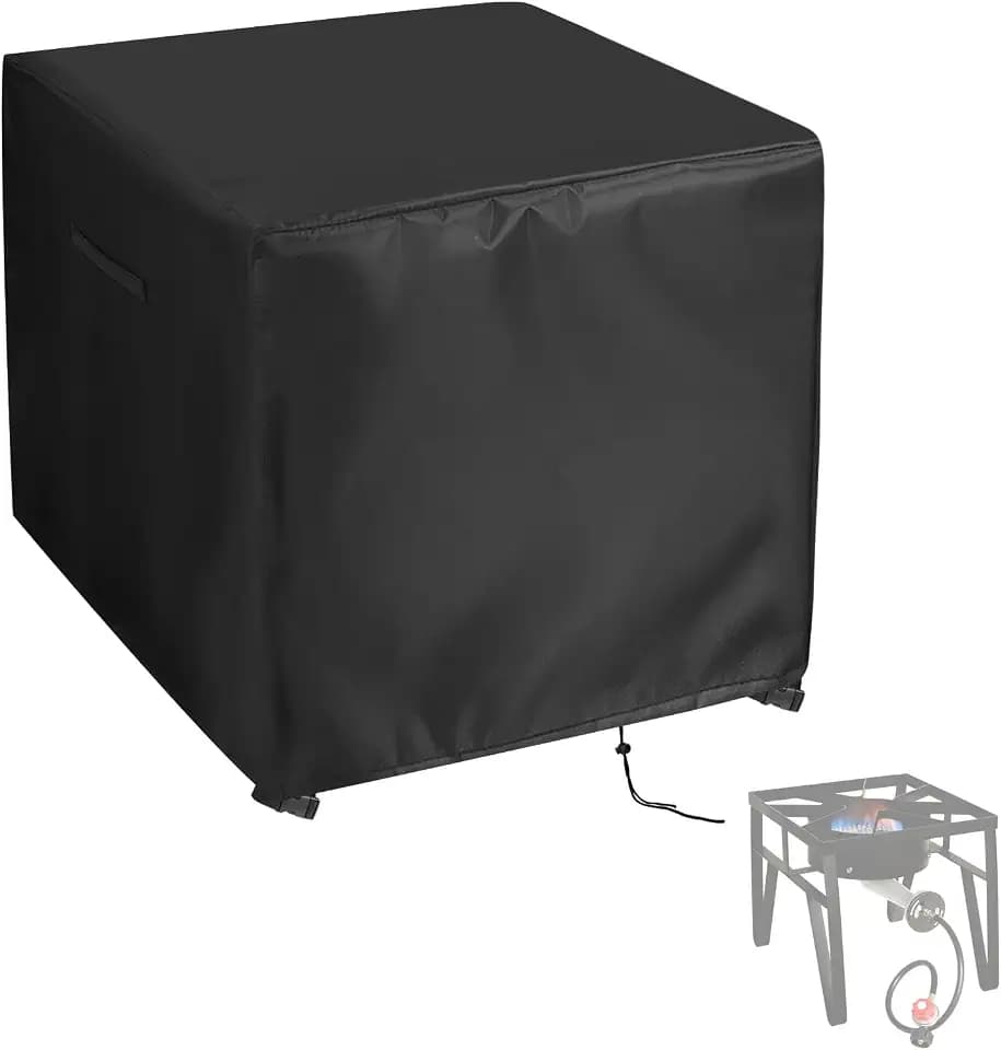Outdoor Single Burner Stove Cover,17”L x 17”W x 20”H
