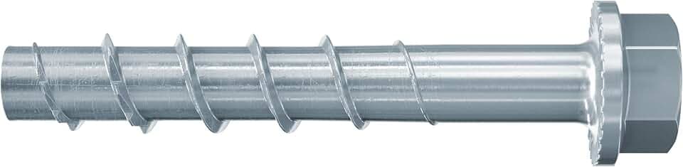 fischer UltraCut FBS II 8x80 30/15 US TX Sechskant, leistungsstarke Betonschraube für den Innenbereich, zur sicheren Befestigung in Beton & Mauerwerk, galvanisch verzinkt, 50 Stk.