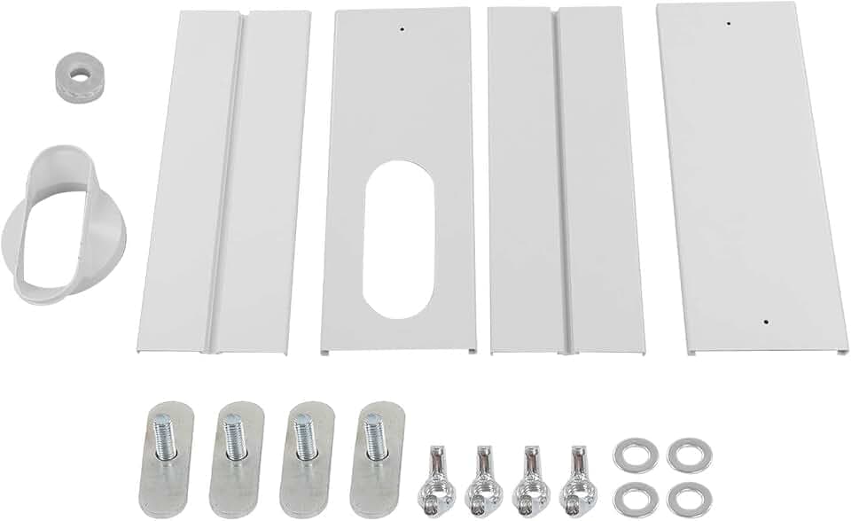 Portable Air Conditioner Window Kit with Coupler Sliding 150 130mm Ducing AC, Klimaanlagen & Zubehör