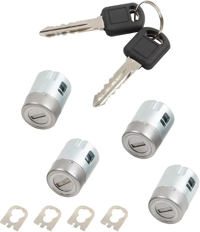 Exterior Door Handle Door Lock Cylinder Fit for Chevrolet Chevy GMC
