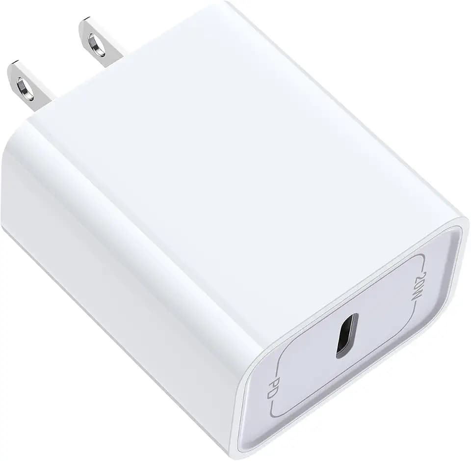 20W USB C Fast Charger Block Box Plug Brick Cube for iPhone 17 16 15 14 Pro