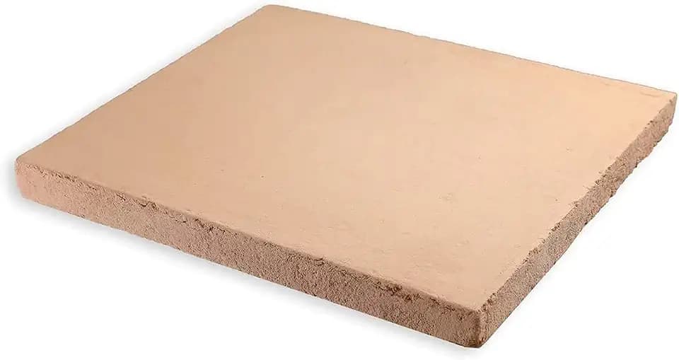 Megashopitalia Casapulla Keks aus Schamottestein für Pizza, Backofen, hergestellt in Italien (L33 x T34 x H2 cm)