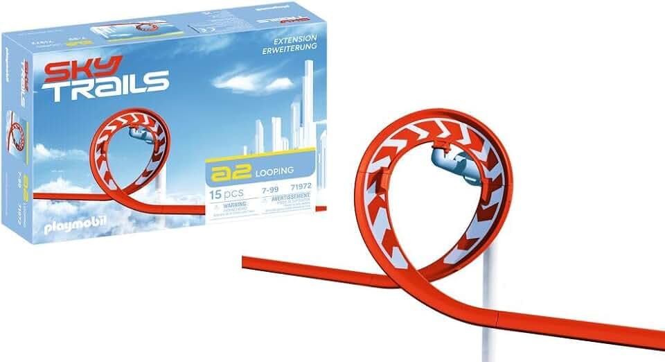 Sky Trails | Looping | Konstruktionsspielzeug für spektakuläre Strecken & Action | Baue Dein eigenes Looping-Abenteuer – flexibel & fantasievoll Kinder ab 7 Jahren | 71972
