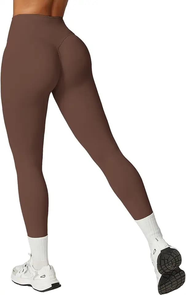 Hidden Scrunch Workout Leggings for Women High Waisted Butt Lifting Tummy Control Gym Yoga Pants