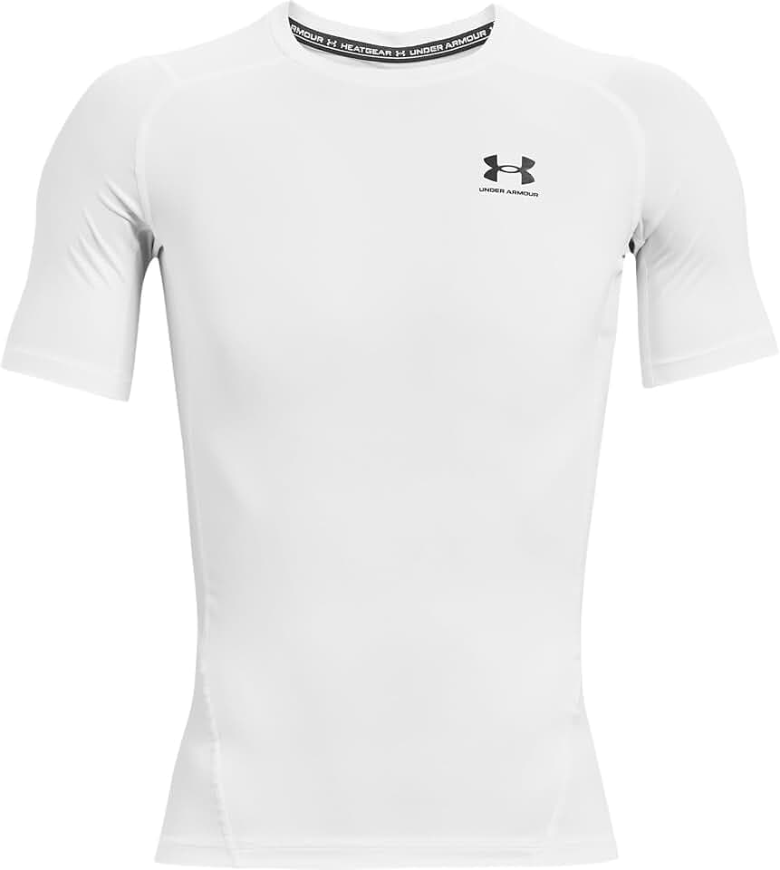 Under Armour Herren UA HG Armour Comp SS, kurzärmliges Funktionsshirt, schnelltrocknendes T-Shirt mit Kompressionspassform