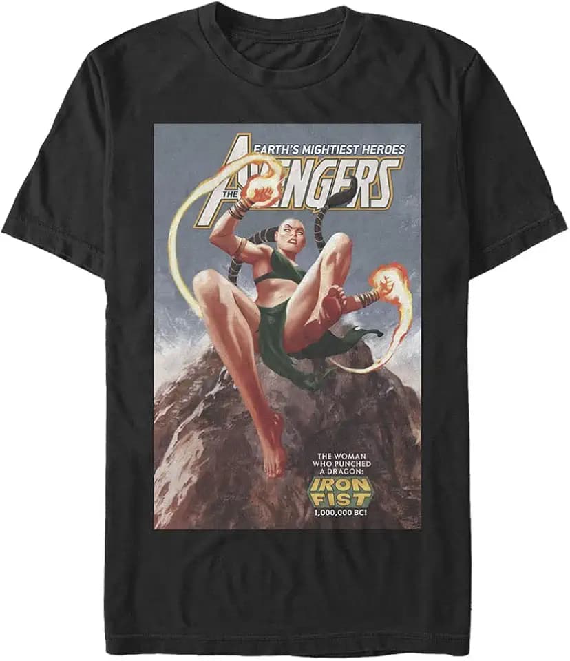 Marvel Big & Tall Classic Avengers Iron Fist Jan19 Men's Tops Short Sleeve Tee Shirt