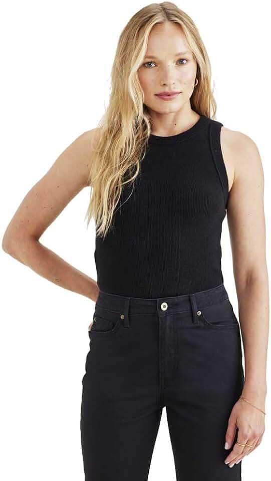 Dockers Damen Ärmelloses T-Shirt Rib Tank