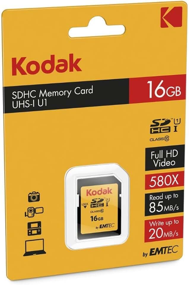 Emtec Kodak SD 16GB UHS-I U1 V10 Premium
