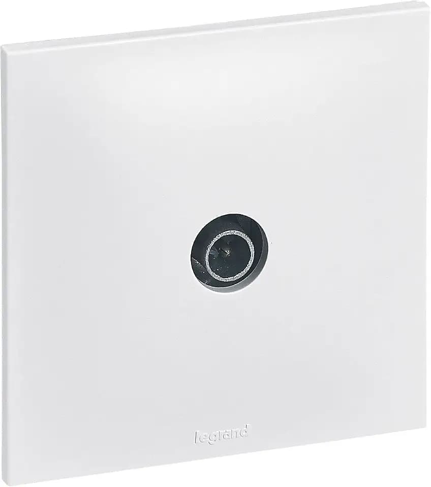 Legrand - Neptune komplette Einzel-TV-Buchse - Weiß