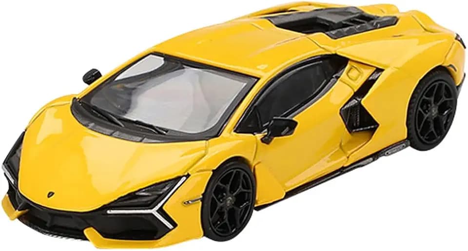MINI GT Revuelto Giallo (Yellow) Limited Edition 1/64 Diecast Model Car MGT00886