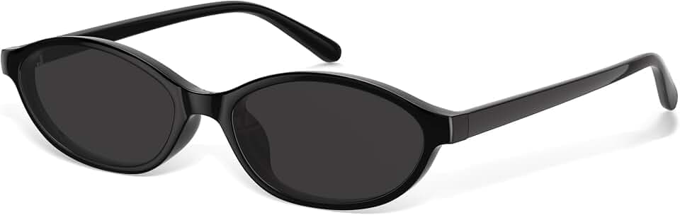 Womens Oval Sunglasses 90s Retro Cat Eye Glasses UV400 Shades