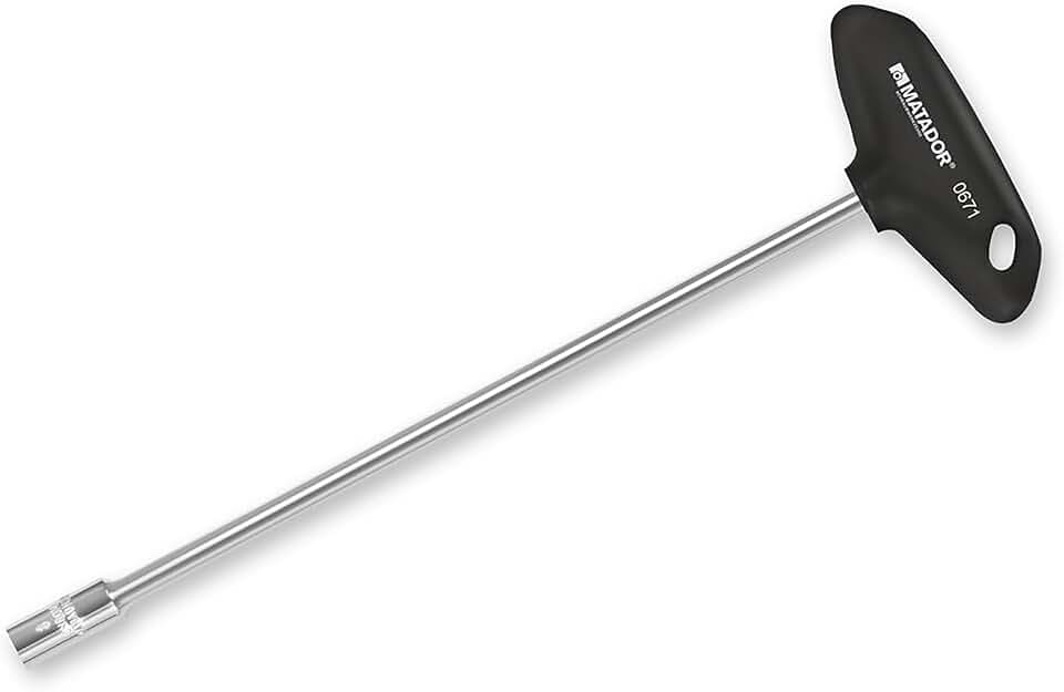 MATADOR T-Griff Steckschlüssel | T-Griff Sechskant 10 mm | Sechskant Schraubendreher 10 x 230 mm | MATADOR Werkzeug Nr. 06710100
