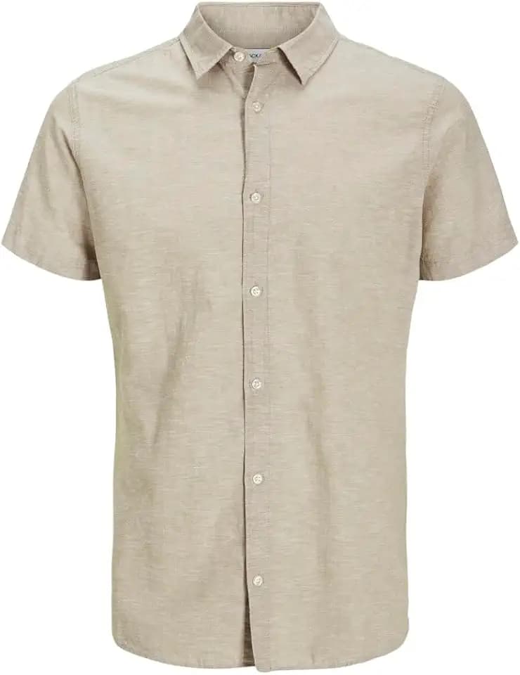 Jack & Jones Herren Jjebreeze Shirt Ss Sn Kurzarmhemd
