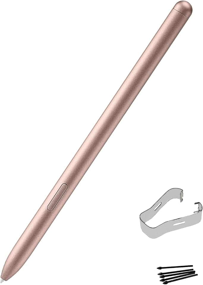 Galaxy Tab S7 & S7+ S Pen Stylus (EJ-PT870) Pen Ersatz für Samsung Galaxy Tab S7 Pen SM-T870 T875 T876B Tab S7+/S7 Plus S Pen SM-T970 T976B T975 + Spitzen/Federn (Mystic Bronze)