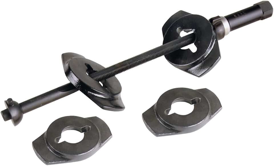 OTC 7045B Front Coil Spring Compressor - Compatible with Most Late-Model Rear Wheel Drive Domestic Vehicles with Coil Springs Between the Upper and Lower Control Arms, Black
