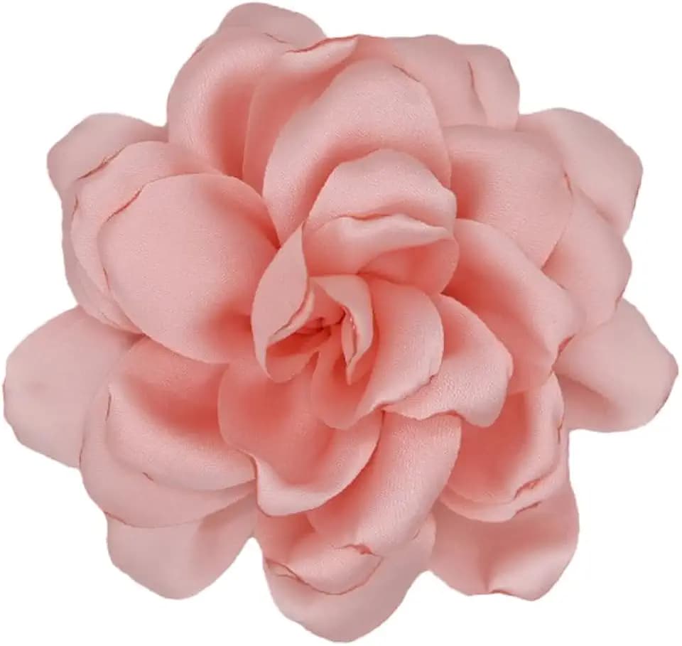 Flower Brooche for Women Satin Fabric Rose Flower Brooches Handmade Flowers Pins for Clothing Wedding Party Dance Banquet Ceremony Versatile Accessory