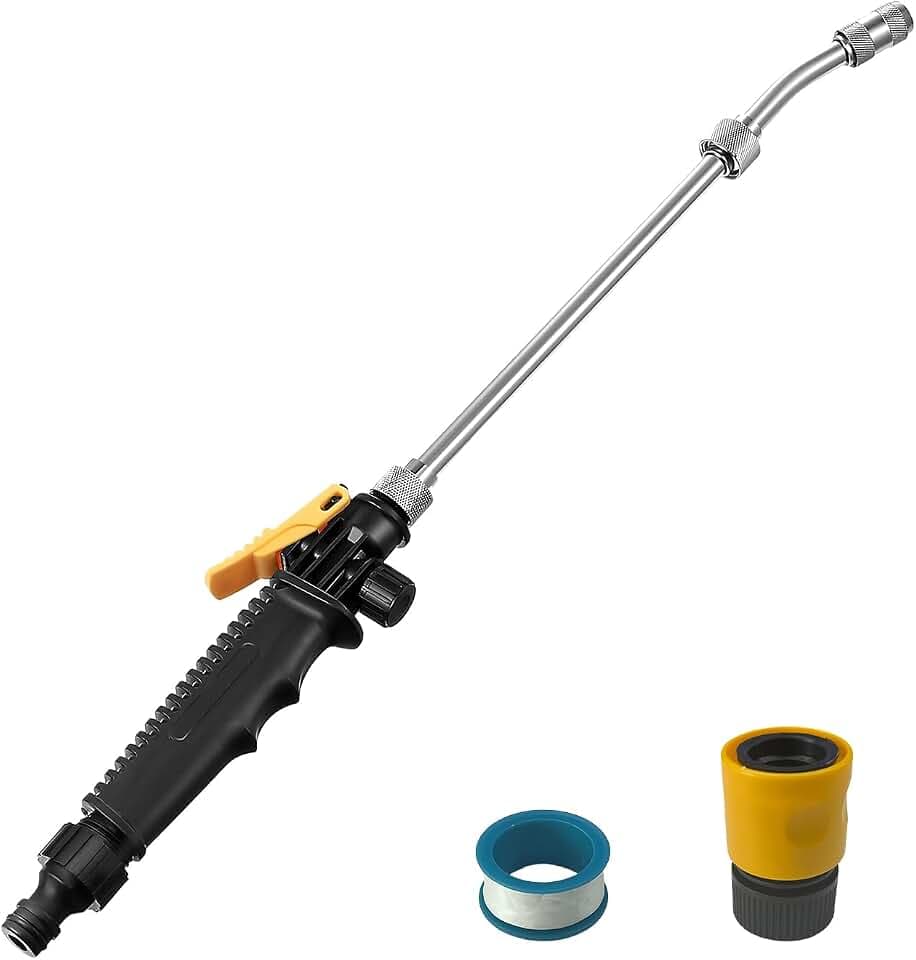 KVAEY RV Water Heater Tank Rinser, Metal Tube Camper Hot Water Tank Flush Wand, Travel Trailers Water Heater Flusher Flushing Out Removes Sediment and Scale, Car Accessories