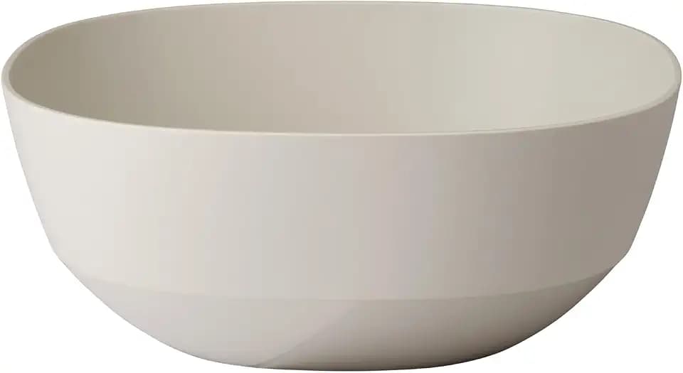 Mepal – Servierschale Silueta – Spülmaschinen- und mikrowellenfest – Salatschüssel – Tapas Teller – Geschirr – 3000 ml – Nordic white