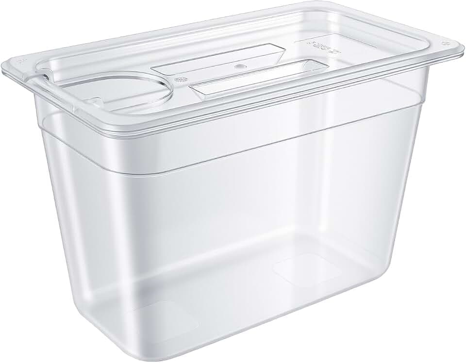 7.3 Qt Sous Vide Container with Lid, Compatible with Anova,Joule, Inkbird Sous Vide Machine & Cooker Precise Cooking