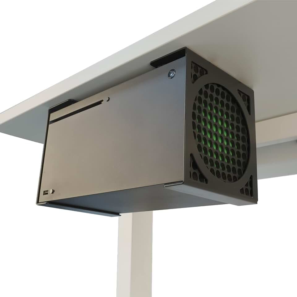 Monzlteck Untertischhalterung für Xbox Serie X, Stealth-Halterung für XSX