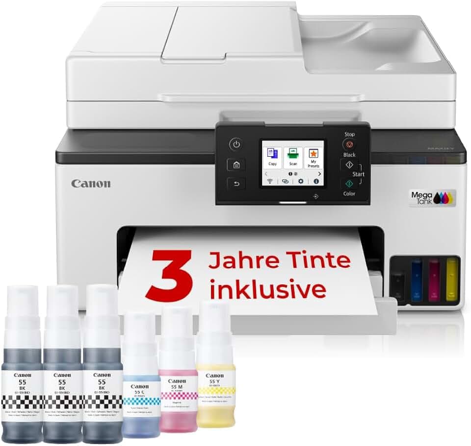 Canon MAXIFY GX2050 | Nachfüllbarer Tintentank-Multifunktionsdrucker