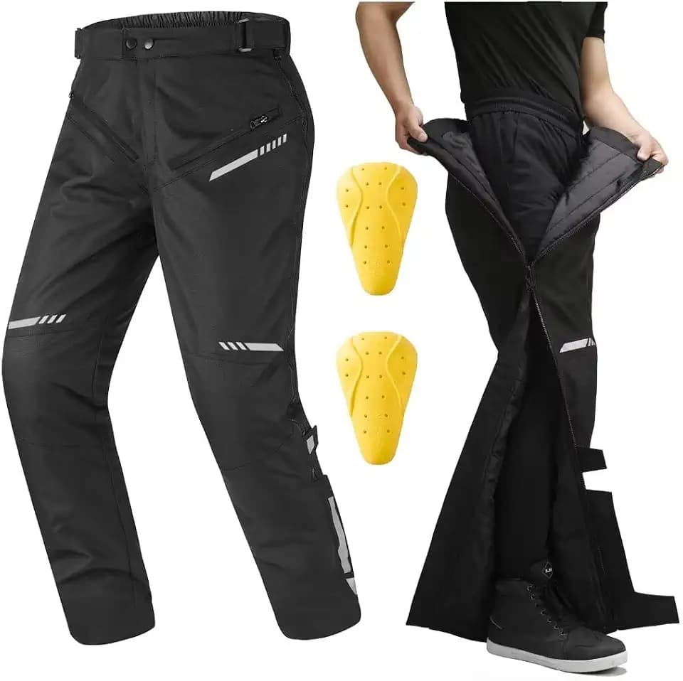 PF2 Motorcycle Pants: CE-2 Armor, Winter, Full Leg Zip, Overpants